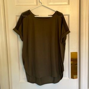 Plus size Athleisure top.